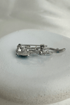 Deniz Temalı Taş İşlemeli Denizanası Broş (5cm)