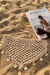 El Örgüsü Bohem Tarzı Pul Detay File Bandana (60*25cm)