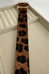 Leopar Desenli Büyük Toka Detaylı Bileklik (25cm)