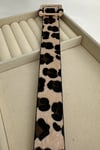 Leopar Desenli Büyük Toka Detaylı Bileklik (25cm)