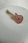Mineli Baget Taş Detay Gitar Broş (5cm)