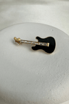 Mineli Baget Taş Detay Gitar Broş (5cm)