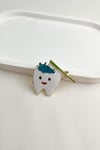 Mineli Fırçalı Sevimli Diş Broş (4cm)