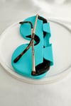Modern Tasarım Güneş Ve Numaralı Silikon Gözlük Kılıfı (14,5*6cm)