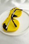 Modern Tasarım Güneş Ve Numaralı Silikon Gözlük Kılıfı (14,5*6cm)