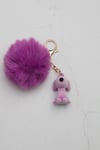 Mor Peluş Snopy Anahtarlık