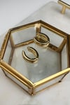 Oval Bombeli Plaka Halka Küpe(İç Çapı:1cm)