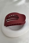 Oval Tarak Detay Mandal Saç Tokası (10cm)