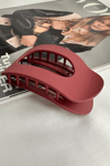 Oval Tarak Detay Mandal Saç Tokası (10cm)