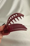 Oval Tarak Detay Mandal Saç Tokası (10cm)