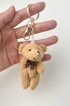 Pufuduk Sevimli  Ayıcık Anahtarlık (Ölçü:8cm)