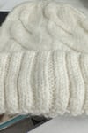 Saç Örgüsü Desenli Katlamalı Yumuşak Doku Bere (%80 Akrilik %20 Polyamide)