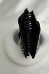 Saten Üzeri Işıltılı Üçgen Tasarım Kıskaç Toka (14cm)