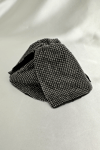Saten Üzeri Işıltılı Üçgen Tasarım Kıskaç Toka (14cm)