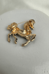 Taş Detay Işıltılı Renkli Mineli Atlı Karınca Broş (4cm)
