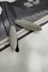 Taş Süslemeli Oval Saç Aksesuarı İkili Yan Toka (6cm)