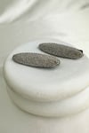 Taş Süslemeli Oval Saç Aksesuarı İkili Yan Toka (6cm)