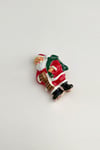 Yılbaşı Özel Kırmızı Minel Noel Baba Broş (4cm)