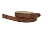 Scarlet Red Premium Western Floral Belt