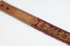 Scarlet Red Premium Western Floral Belt