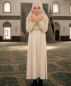 Çocuk Namaz Elbisesi 6-7-8 yaş Beyaz