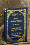 İsim Baskılı Ciltli Yasin Kitabı – Lacivert – Çanta Boy – 128 SAYFA