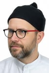 Keçe Yün Takke - Siyah Renk