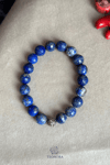 Lapis Lazuli Taşlı Gümüş Set (10mm)
