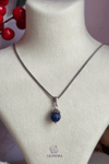 Lapis Lazuli Taşlı Gümüş Set (10mm)