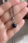 Lapis Lazuli Taşlı Gümüş Set (10mm)