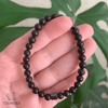 Shungite (Şungit) Doğal Taş Bileklik (6mm)