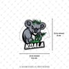 AN30 Kasli Koala Etiketi