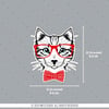 ANCT23- Hipster Kedi Etiketi