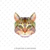 ANCT29- Triangle Tasarim Kedi Etiketi
