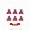ANCT41 British Kedi Etiketi Seti - Kedinizin Ismine Ozel