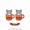 ANCT53 American Shorthair Kedi Etiketi Seti - Kedinizin Ismine Ozel