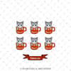 ANCT53 American Shorthair Kedi Etiketi Seti - Kedinizin Ismine Ozel