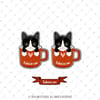 ANCT59 Tuxedo Kedi Etiketi Seti - Kedinizin Ismine Ozel