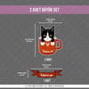 ANCT59 Tuxedo Kedi Etiketi Seti - Kedinizin Ismine Ozel
