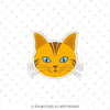 ANCT6- Sari Tekir Kedi Etiketi