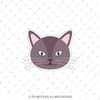 ANCT7- Gri Kedi Etiketi