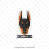 ANDG12- Doberman Kopek Etiketi