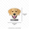 ANDG16- Golden Retriever Kopek Etiketi