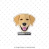 ANDG16- Golden Retriever Kopek Etiketi
