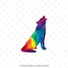 ANDG19- Polygonal Tasarim Kurt Kopegi Etiketi