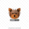 ANDG27- Yorkshire Terrier Kopek Etiketi