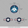 ARSBDL7 Air Force Etiket Seti