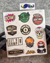 BDLS12 Küçük Boy 10lu Sticker Seti