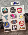 BDLS15 Küçük Boy 10lu Sticker Seti
