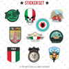 BDLS17 Küçük Boy 10lu Sticker Seti